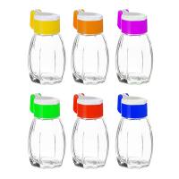 Солонка, стекло, пластик, 3,3х7,3см 