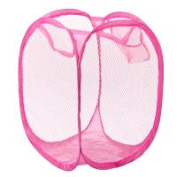 Корзина для белья складная, полиэстер, 28х28х40см, 5 цветов 