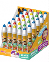 Драже в тубах в виде Карандаша МАША И МЕДВЕДЬ 6г 