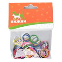 Резинки для животных набор микс цветов 100шт 
