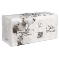 Полотенца бумажные Bumko V-сложения однослойные 200шт 