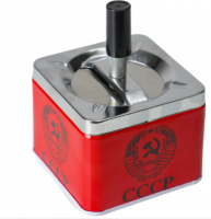 Пепельница бездымная СССР, 9х9х12см 