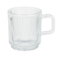 Кружка с рельефным узором стекло MILLIMI 340мл 