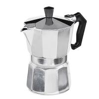 Кофеварка гейзерная, 300мл, алюминий(SGS), пластиковая ручка 