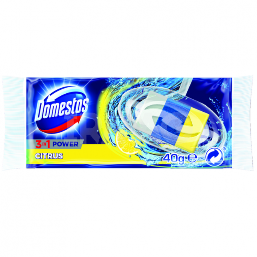 Блок для туалета Domestos 40г в ассортименте 