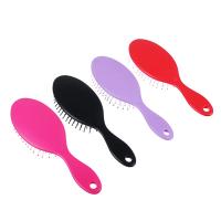 Расческа массажная 17,7х5,7см, пластик, 4 цвета, РМ20-7 
