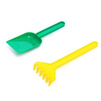 Набор для игры в песке № 101 совок, грабли цвета  МИКС 