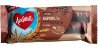 Печенье Любятово сахарное с карамелью со вкусом брауни в глазури 50г 