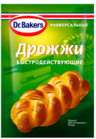 Дрожжи сухие Dr.Bakers быстродействующие 7г 