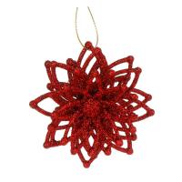 Цветок СНОУ БУМ 1шт 9см пластик 