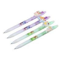 Авторучка гелевая пиши-стирай синяя корпус с принтом фигурка на клипе Сладости 4 дизайна 