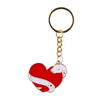 Брелок Змея с сердцем 3.3х7.5см 