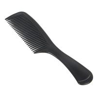 Расческа-гребень 22x5см, черный, пластик, РР-1103 