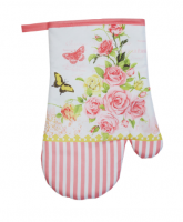 Прихватка-варежка Чайная роза  100% полиэстер, 17х27см PROVANCE 