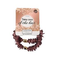 Резинка для волос Лютик набор 2шт атласный виток 6см 