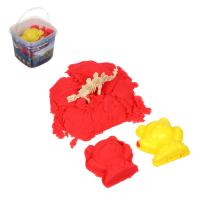 Набор для творчества ХОББИХИТ Кинетический песок с формочками 7,5х6,5х7см 6 цветов 