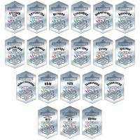 Набор наклеек для предметных тетрадей, 9-11 класс, 20 предметов, 8х13см, бумага, пакет с подвесом 