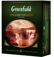 Чай черный GREENFIELD English Edition черный 100п  