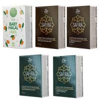 Платочки бумажные Safira нероматизированные/с эфирными маслами, 3 слоя, 10шт 