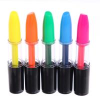 Маркер-прикол текстовыделитель Calligrata "Помада", МИКС 