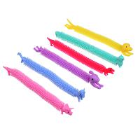 ИГРОЛЕНД Антистресс игрушка гусеница, TPR, 20х2см, 5 дизайнов 