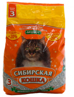 Наполнитель Сибирская Кошка бюджет 3л 4шт/уп 