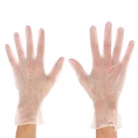 Перчатки универсальные ViniMax виниловые неопудренные гладкие белые 100шт 50пар р.M 