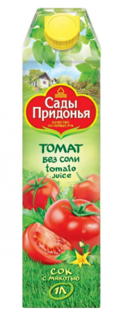 Сок Сады Придонья Томатный восстановленный 1л 