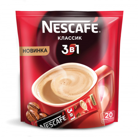 Кофе Нескафе 3 в 1 Крепкий 20г*20 