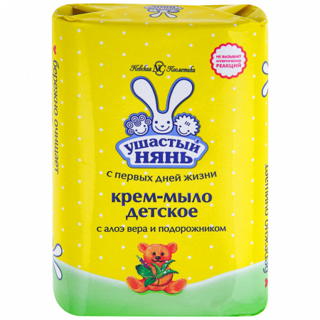 Крем-мыло УШАСТЫЙ НЯНЬ алоэ, 90 г 