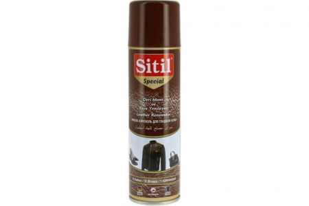Восстановитель для гладкой кожи Sitil Leather Renovator темно-коричневый 250 мл 