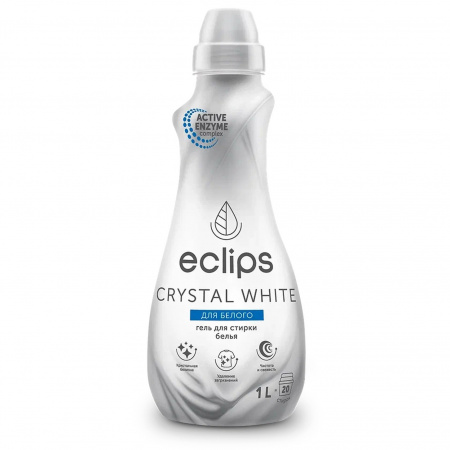 Гель д/стирки Eclips Crystal White 1л 