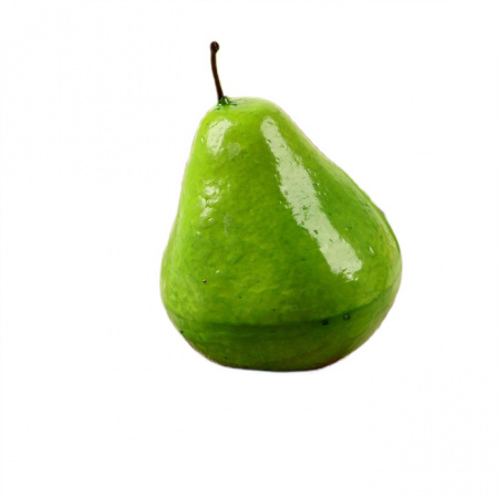 Муляж Груша 10см зелёный 