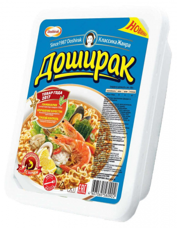 Лапша Доширак 90 г морепродукты чашка (24) 