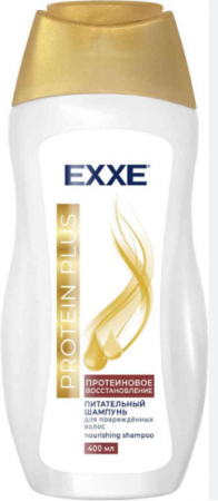 Питательный шампунь PROTEIN PLUS Протеиновое восстановление 400мл EXXE 