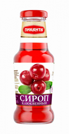 Сироп клюквенный Пиканта 250мл 