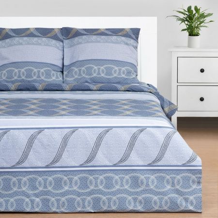 КПБ "Этель" евро Бесконечность 200*217 см, 220*240 см, 70*70 см 2 шт, 100% хлопок,бязь 1292951 