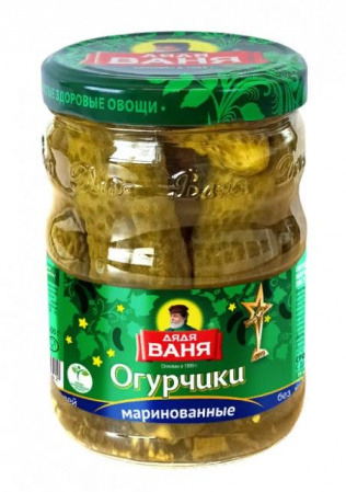Огурчики Дядя Ваня 950гр маринованные 