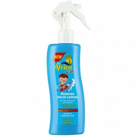 Молочко после солнца Floresan Ф-408 Africa Kids, 200 мл 