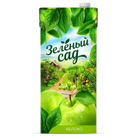 Нектар яблочный Зелёный сад для детского питания 0,2л Тетра Пак  