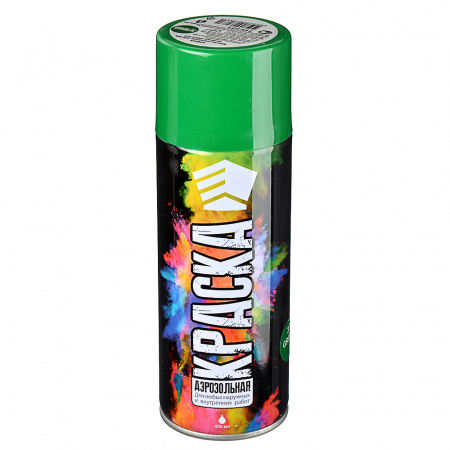 Краска аэрозоль ЕРМАК зеленая 400мл 
