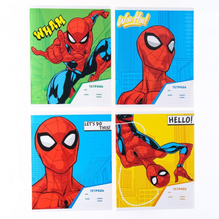 Тетрадь 18л кл Spider-Man МИКС Человек-паук 