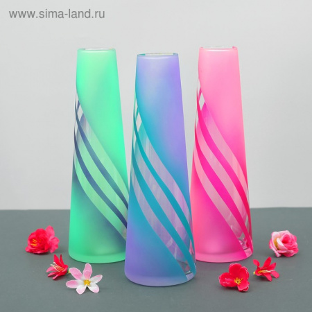 Ваза "Фентези" коническая с.d-4.5мм,  29см МИКС  1517532 