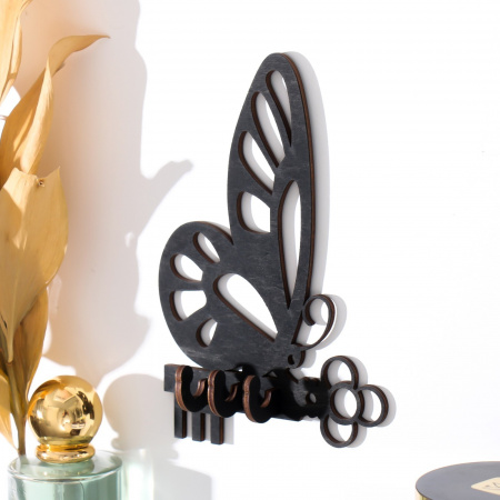 Ключница Бабочка 10х15см 