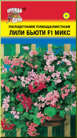 Семена Пеларгония Лили Бьюти F1 Смесь 0,01г 