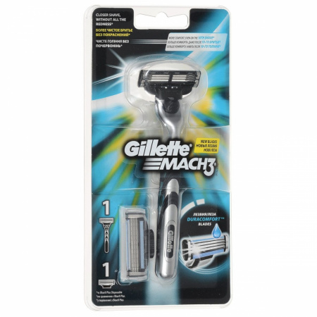 Станок для бритья GILLETTE Mach3 Turbo (1кас) 