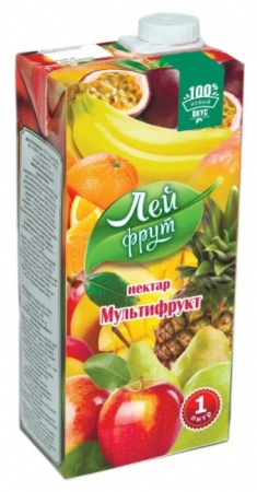 Нектар мультифруктовый Тетра Пак 1 л Лейфрут 