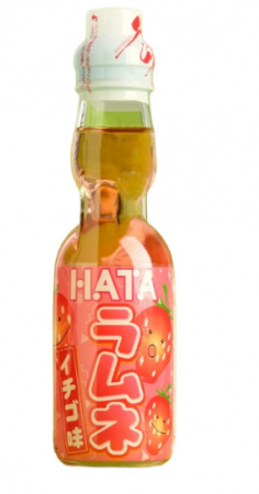 Напиток газированный Ramune со вкусом клубники, 200мл 