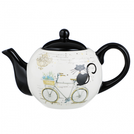 Чайник заварочный керамика MILLIMI Котейка 580мл 