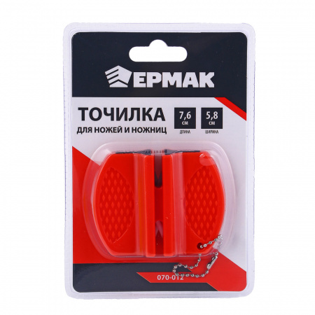 Точилка для ножей/ножниц ЕРМАК вольфрамовая сталь керамика 5,8х7,6х2,4см ABS пластик 